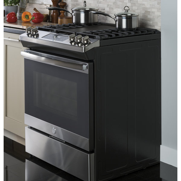 GE Appliances 30" 5.3 Cubic Feet Gas Slidein Range & Reviews Wayfair